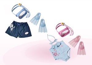 BABY born Luxe snorkelset