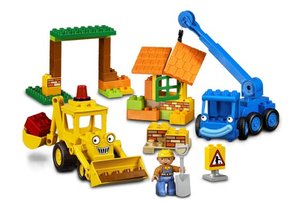 DUPLO 3297 Scoop en Liftie op de Bouwplaats