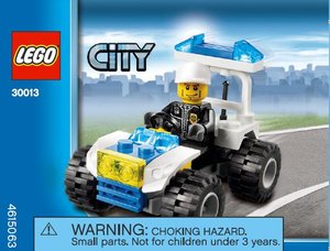 LEGO 30013 Politie Quad (Polybag)