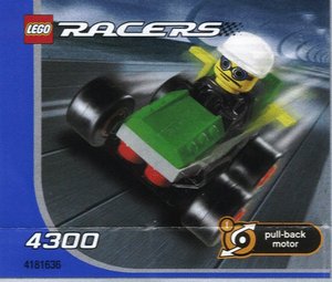 LEGO 4300 Groene Racer (Polybag)