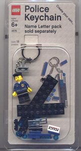 LEGO 4676 Maak je eigen Politie Sleutelhanger