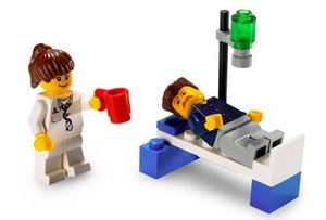 LEGO 4936 Dokter en Patient (polybag)