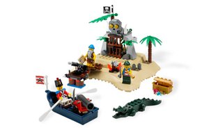 LEGO 6241 De buit op het eiland