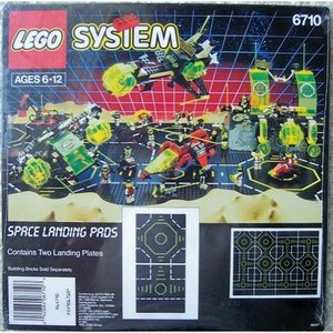 LEGO 6710 Grondplaten Landingbaan Ruimtevaart