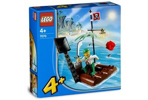 LEGO 7070 Vlot met Katapult