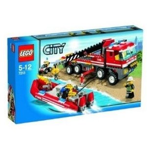 LEGO 7213 Off-road brandweerwagen en -boot