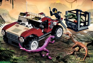 LEGO 7296 Dino Vangwagen