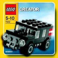LEGO 7602 Zwarte Jeep (Polybag)