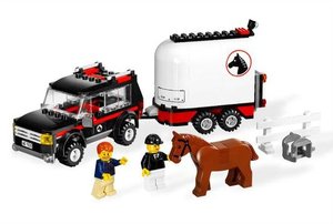 LEGO 7635 4WD met paardentrailer