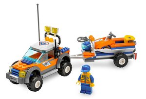 LEGO 7737 Kustwacht 4x4 en waterscooter