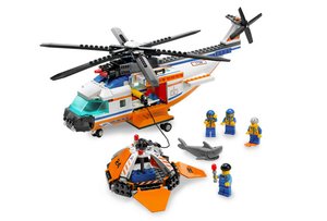 LEGO 7738 Kustwachthelikopter & reddingsvlot