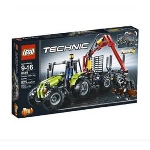 LEGO 8049 Tractor met boomstammentrailer