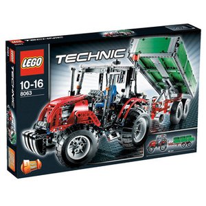 LEGO 8063 Tractor met Aanhanger