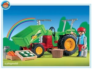 Playmobil 3074 Tractor met groente