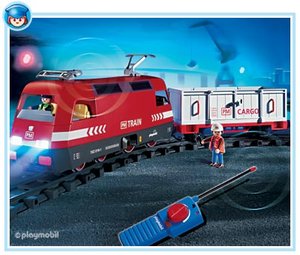 Playmobil 4010 Afstandbestuurbare goederentrein met licht