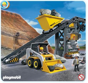 Playmobil 4041 Transportband met graafmachine