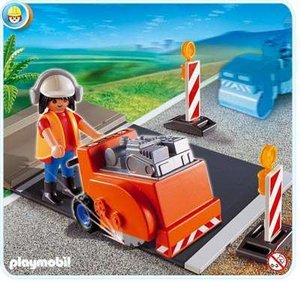 Playmobil 4044 Asfalt zaagmachine