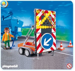 Playmobil 4049 Wegsignalisatie met LED-verlichting
