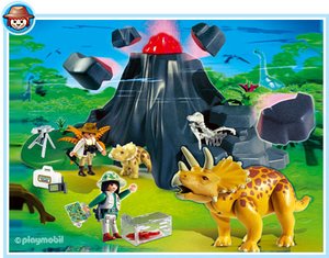 Playmobil 4170 Triceratops met baby Triceratops