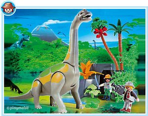 Playmobil 4172 Brachiosaurus met rotspartij