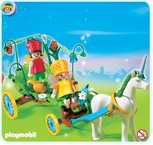 Playmobil 4195 Eenhoornkoets met elfjes