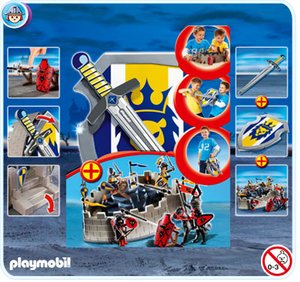 Playmobil 4217 Meeneem Ridderburcht met schild en zwaard