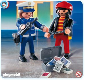 Playmobil 4268 Politieagent en geldrover