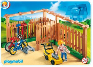 Playmobil 4280 Opbergplaats met fietsen en gereedschap