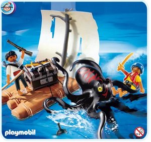 Playmobil 4291 Reuze­inktvis met piratenvlot