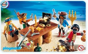 Playmobil 4292 Piratenbende met reuzeschat