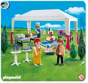 Playmobil 4308 Partytent met genodigden