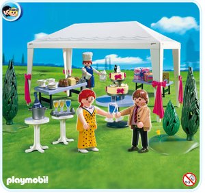 Playmobil 4308 Partytent met genodigden