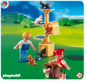 Playmobil 4347 Krabpaal met poezen