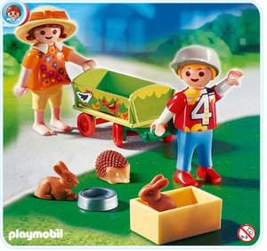 Playmobil 4349 Bolderwagen met kleine dieren