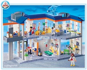 Playmobil 4404 Compleet ingericht ziekenhuis