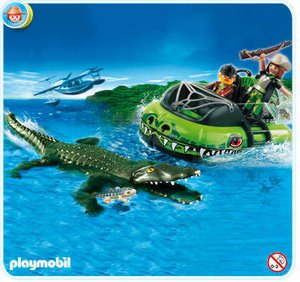 Playmobil 4446 Krokodillenboot