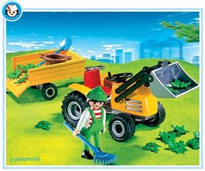 Playmobil 4486 Tuintractor met aanhanger