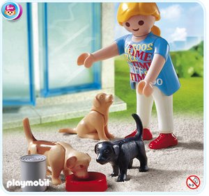 Playmobil 4687 Mama met puppies