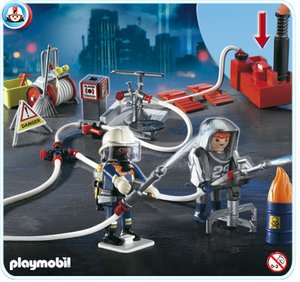 Playmobil 4825 Brandweermannen met Drukpomp