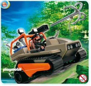 Playmobil 4846 Rupsvoertuig met schattenjager