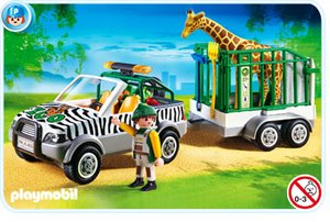 Playmobil 4855 Dierentransport met aanhanger