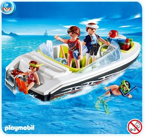 Playmobil 4862 Zwarte speedboot