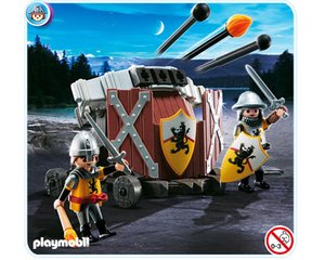 Playmobil 4867 Drievoudige ballista met Leeuwenridders