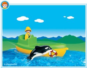 Playmobil 6739 Vissersboot met walvis