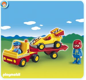 Playmobil 6761 Raceauto met transportwagen