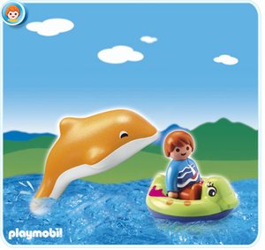Playmobil 6762 Jongen met dolfijn en zwemband