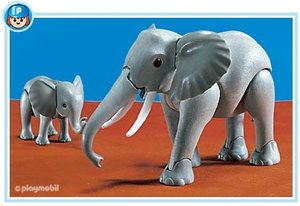 Playmobil 7017 Olifant met baby