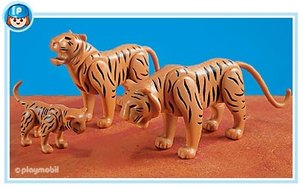 Playmobil 7037 2 Tijgers met baby