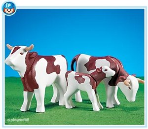 Playmobil 7079 2 Koeien met kalf