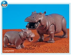 Playmobil 7220 Nijlpaard met baby
